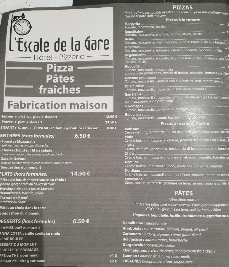 索米尔 L'Escale De La Gare酒店 外观 照片